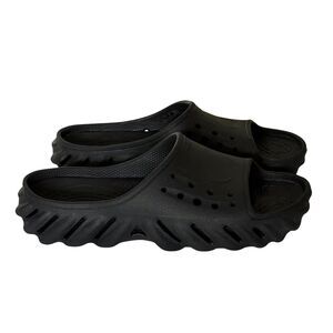 Crocs Echo Slides Men's 7/Women's 9 - 208170-1FT  Black